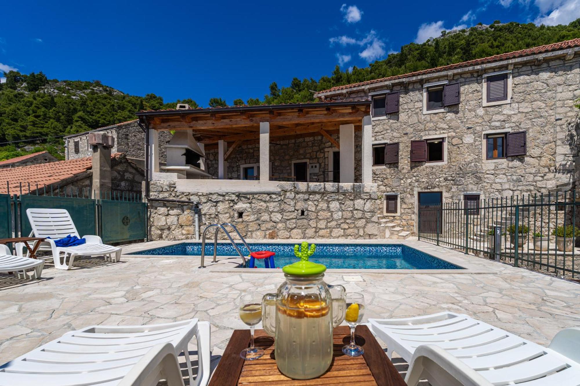 Private Pool Villa - Meditteranean Peace Slano Exterior foto